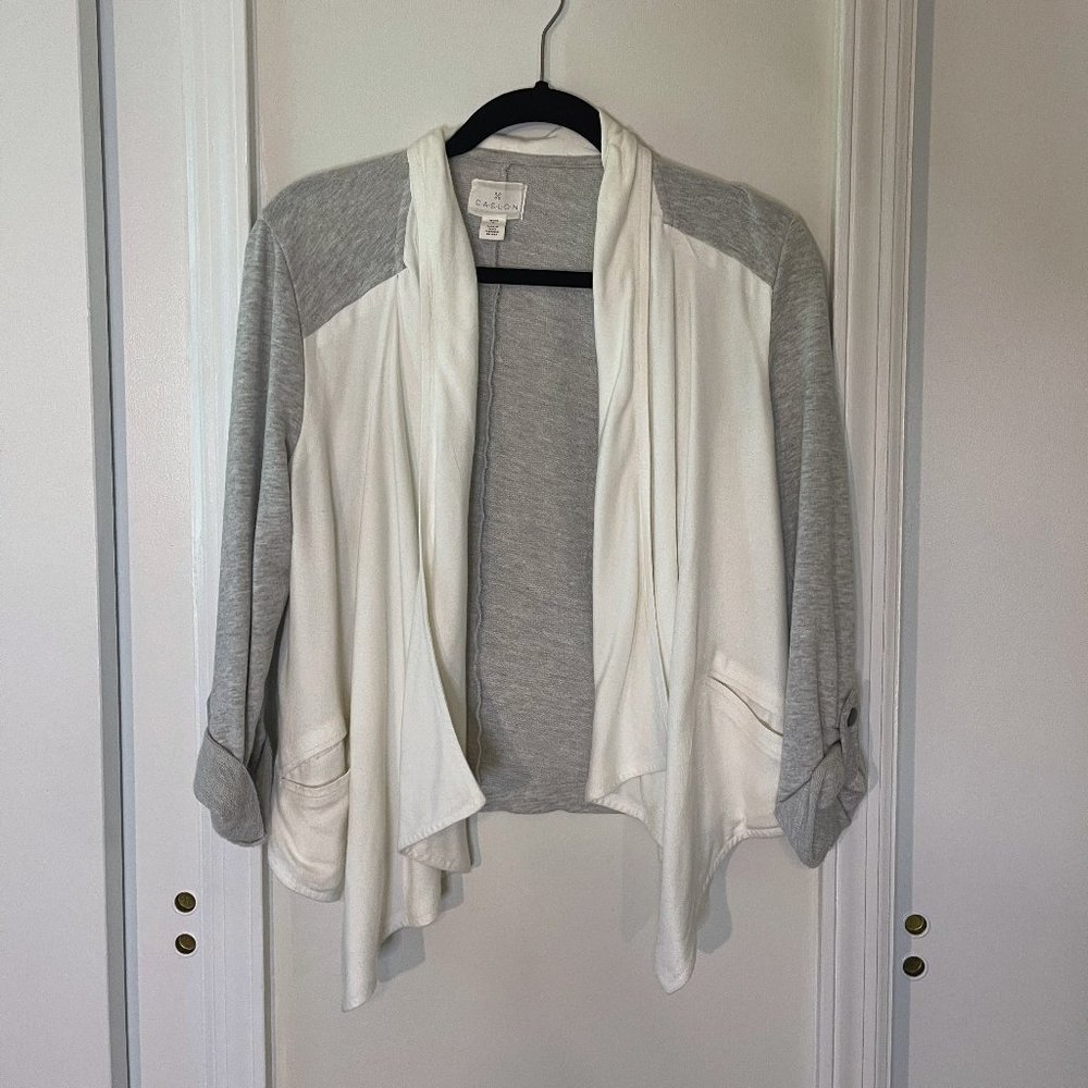 Caslon drapey jacket topper blazer NWOT